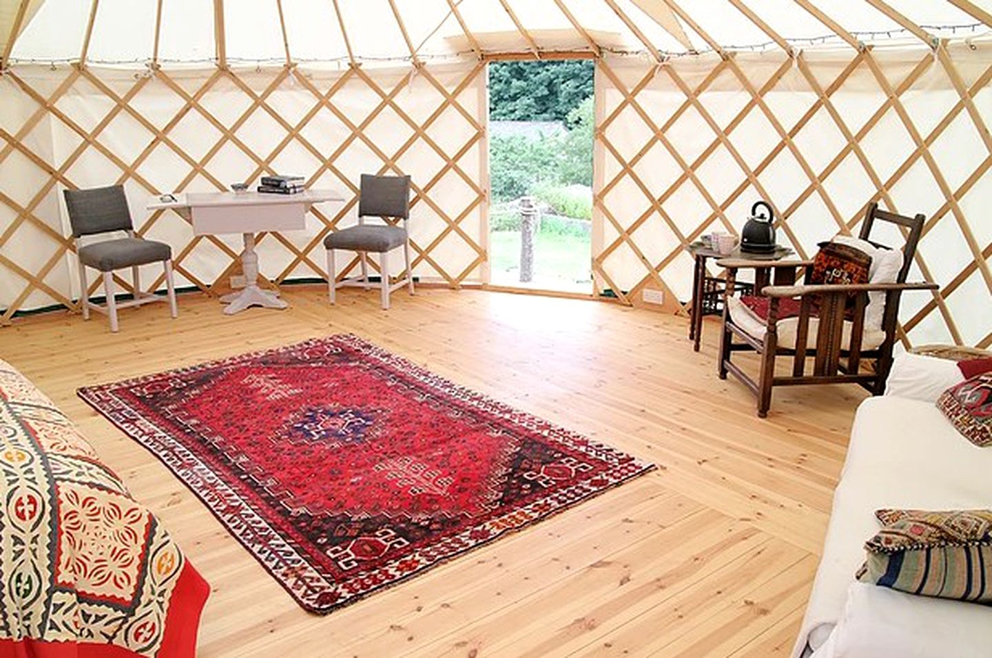 Charming Yurt with a Luxurious Feel and a Wood Burning Stove in West Dorset, United Kingdom