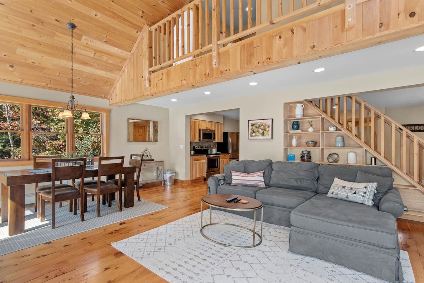 Rustic-Chic Cabin Getaway with Wraparound Deck & Cozy Fireplace in Margaretville, New York