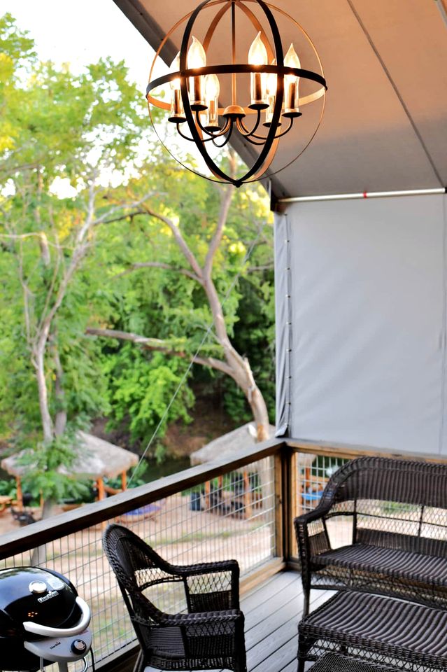 Water Sports Galore at this Fully-Equipped Safari Tent in Cibolo, Texas