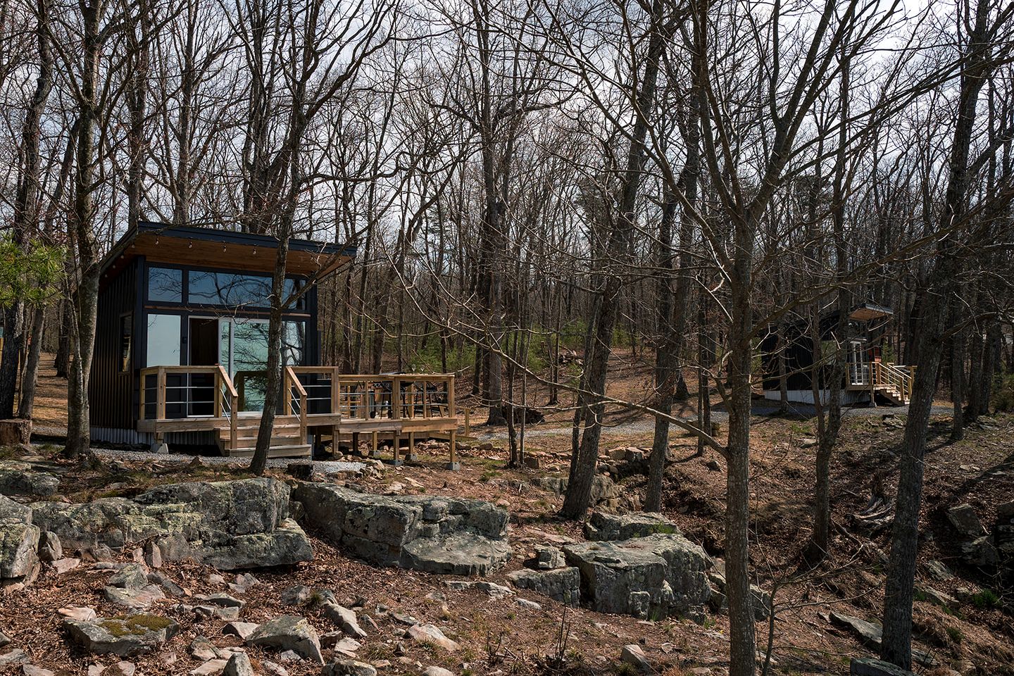 Secluded Rustic Studio-Style Chalet with Open-Air Outdoor Shower near Cloudland Canyon State Park, Menlo, Georgia