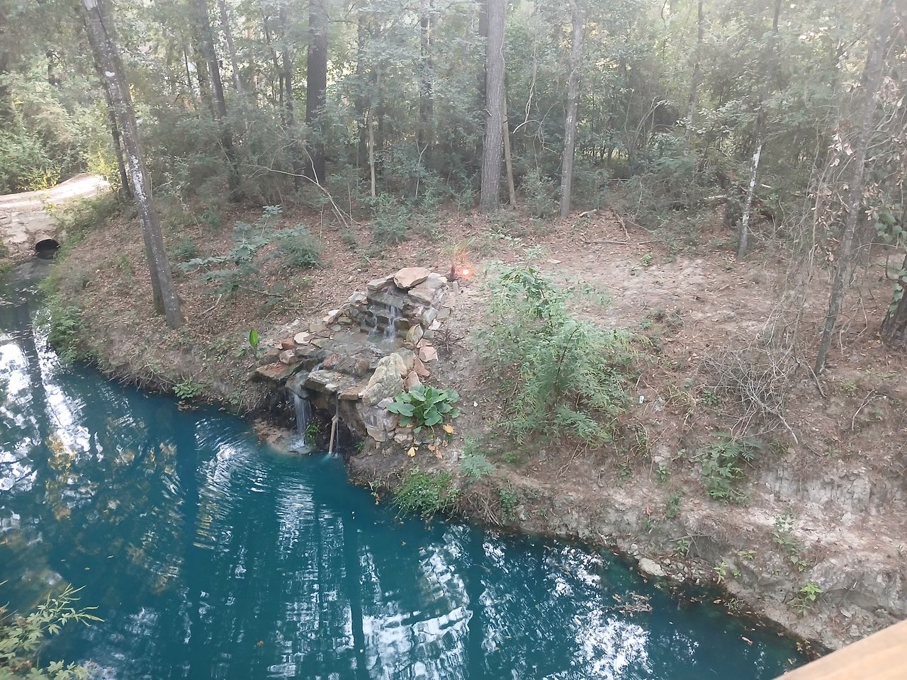 Tranquil Creekside Container with Private Waterfall Near Renaissance Festival | Magnolia, Texas