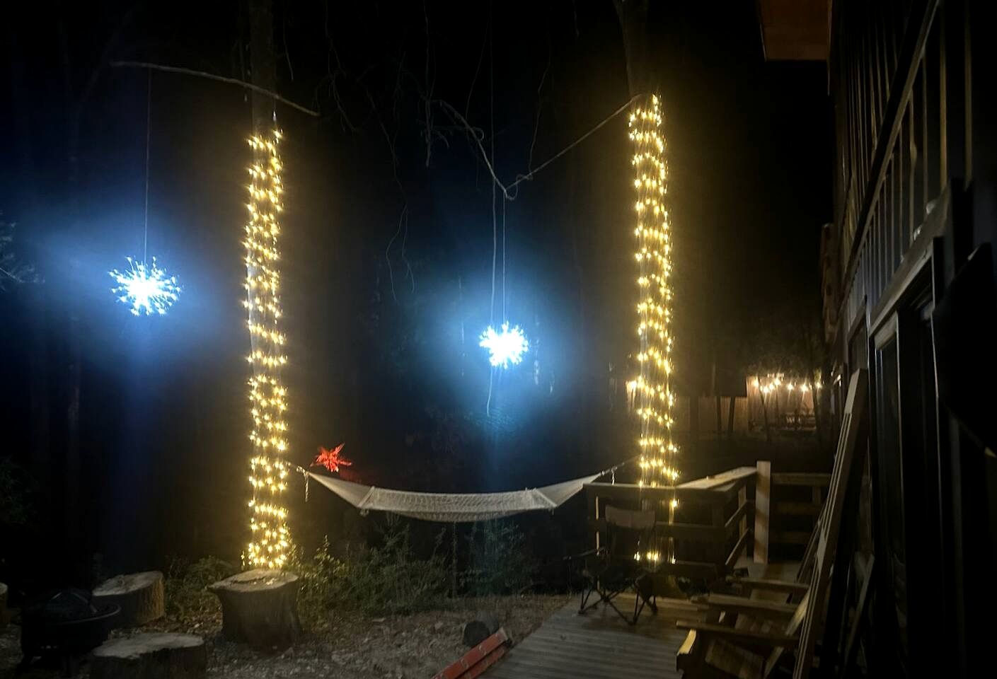 Tranquil Creekside Container with Private Waterfall Near Renaissance Festival | Magnolia, Texas