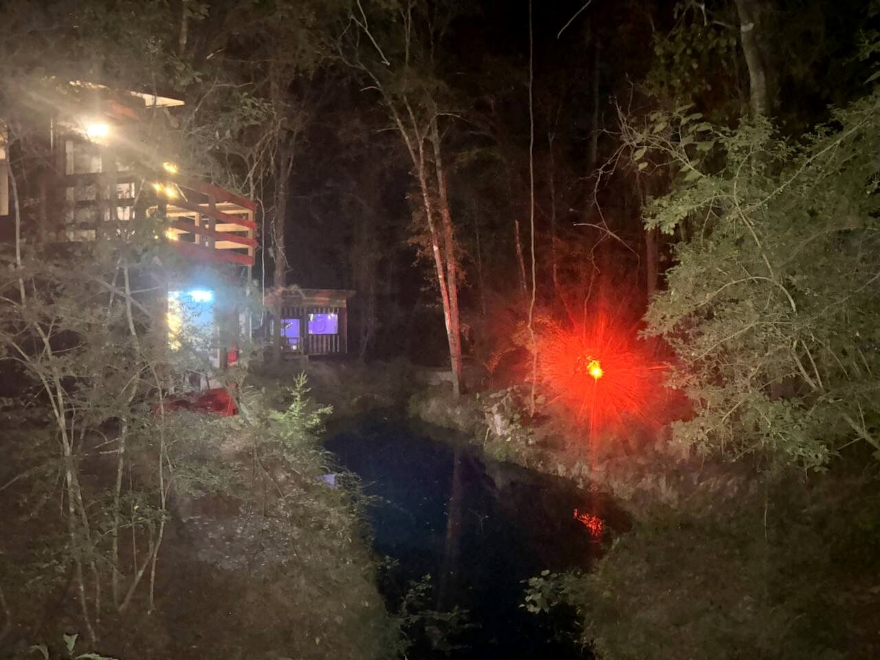 Tranquil Creekside Container with Private Waterfall Near Renaissance Festival | Magnolia, Texas