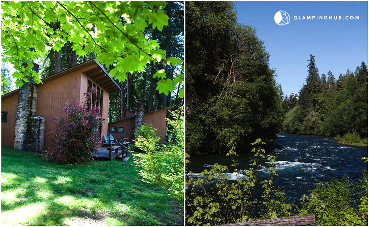 Picturesque Cabin Rental for a Vacation on the Mckenzie River in Oregon