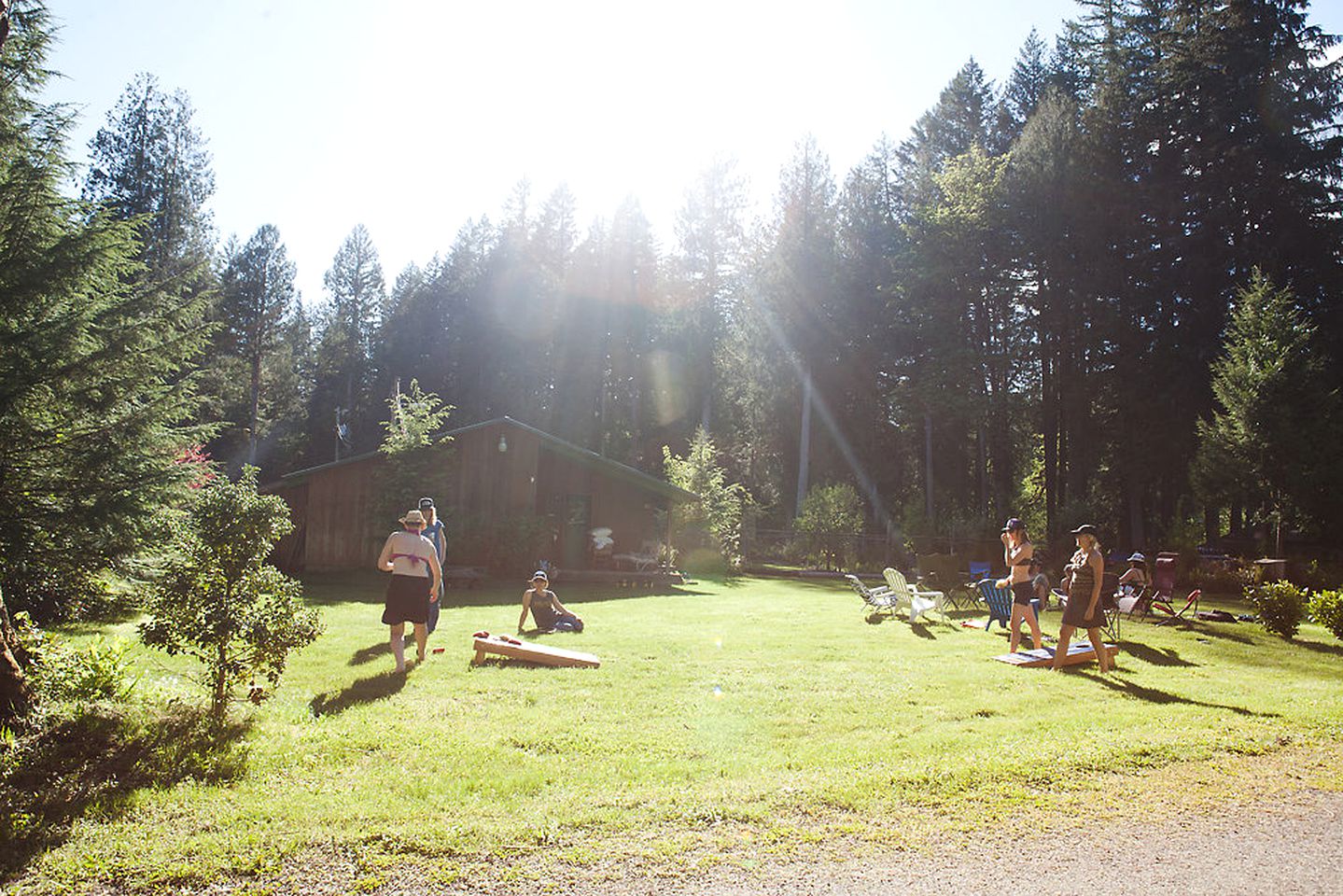 Rustic River Cabin Rental with Lush Woodland Views near Eugene, Oregon