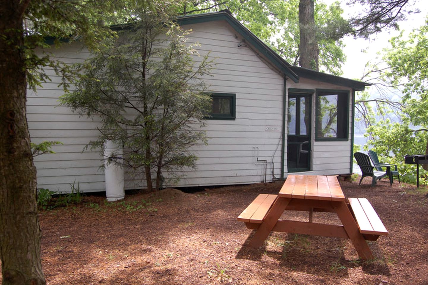 Two-Bedroom Cottage Camping with Private Beach near Albany, New York