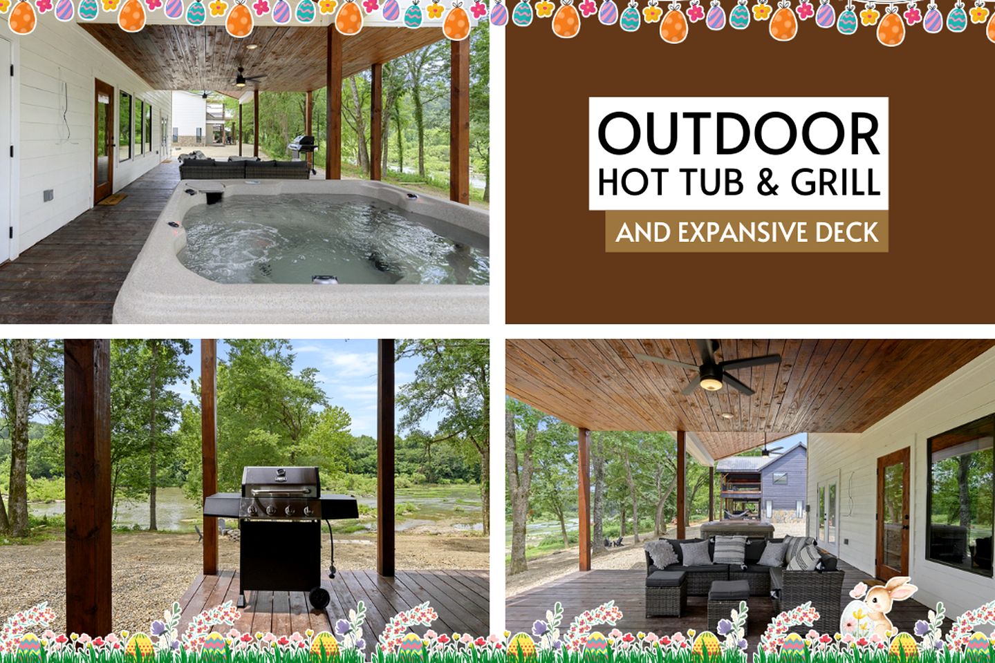 Waterfront Pet Friendly Cabin on Glover River with Hot Tub near Broken Bow, Oklahoma