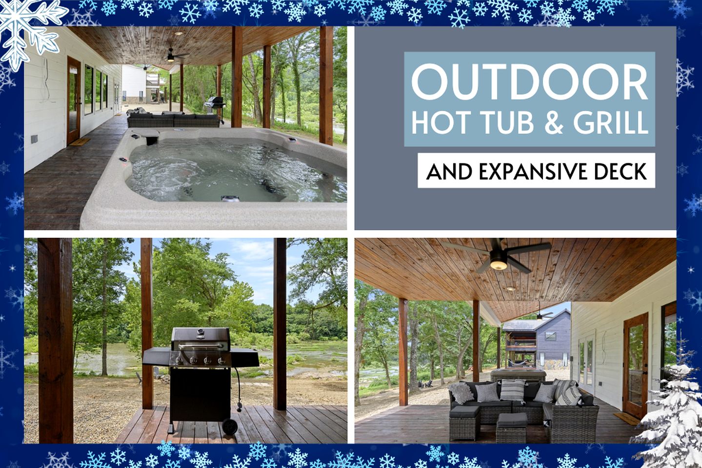 Waterfront Pet Friendly Cabin on Glover River with Hot Tub near Broken Bow, Oklahoma