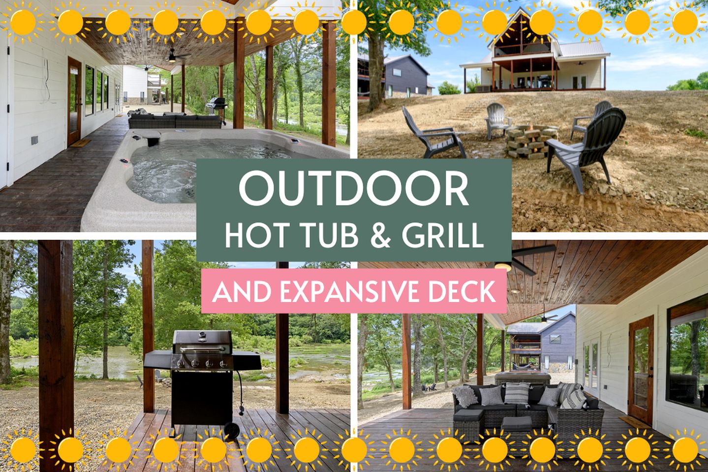 Waterfront Pet Friendly Cabin on Glover River with Hot Tub near Hochatown, Oklahoma