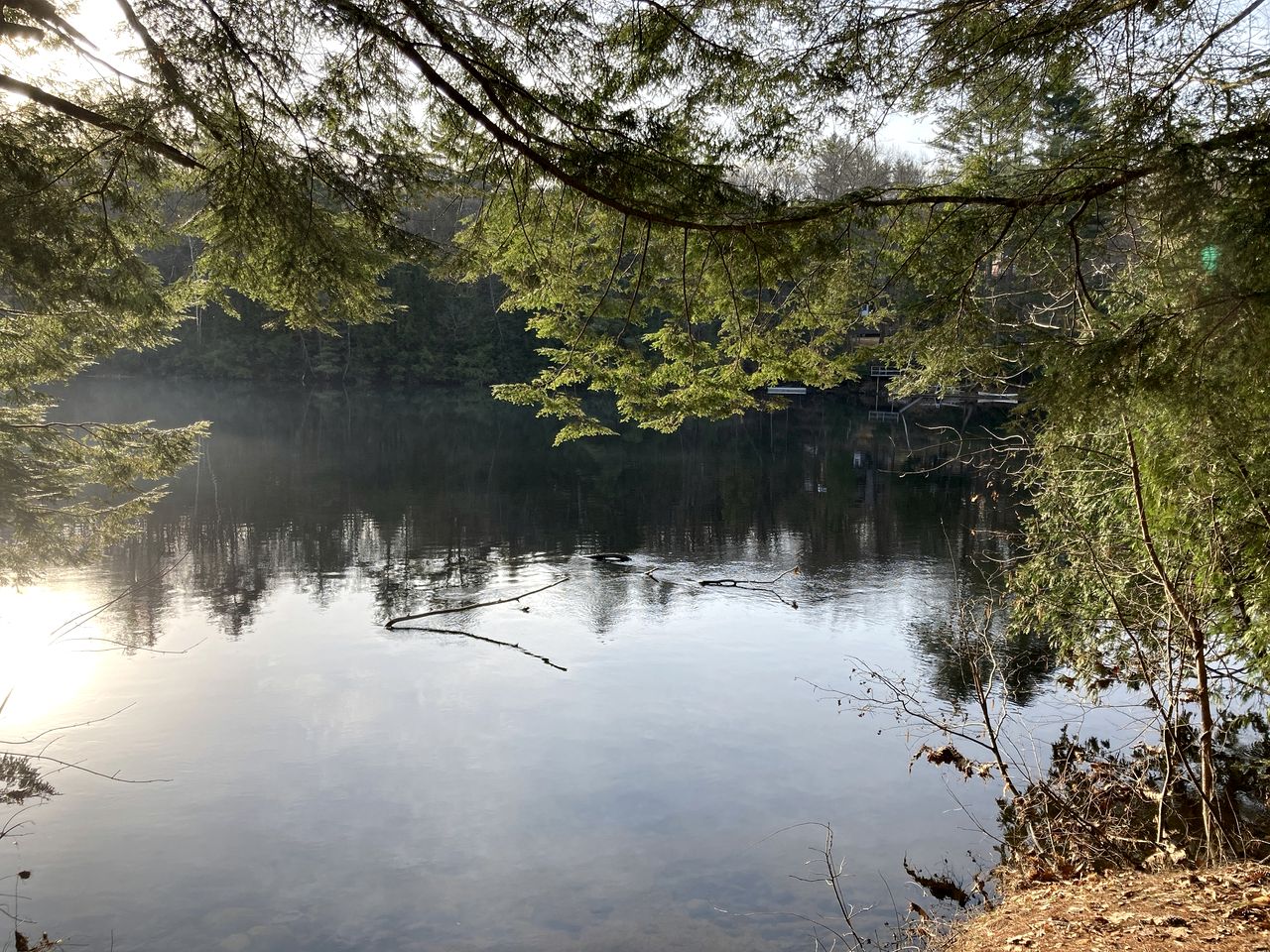 Charming One-Floor Waterfront Cabin with Dock & Fire Pit Near the River | Corinth, New York