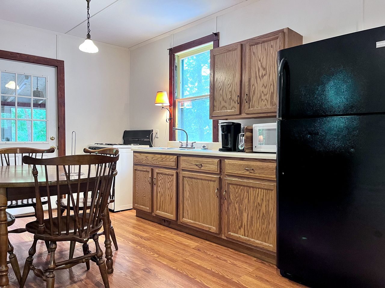 Charming One-Floor Waterfront Cabin with Dock & Fire Pit Near the River | Corinth, New York