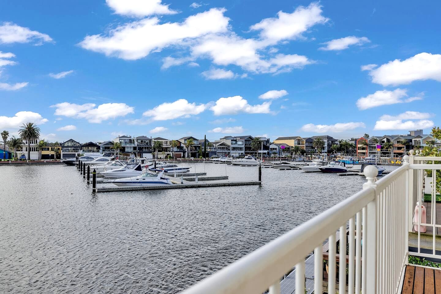 Modern Waterfront Getaway with Marina Outlook near Patterson River in Patterson Lakes, Victoria