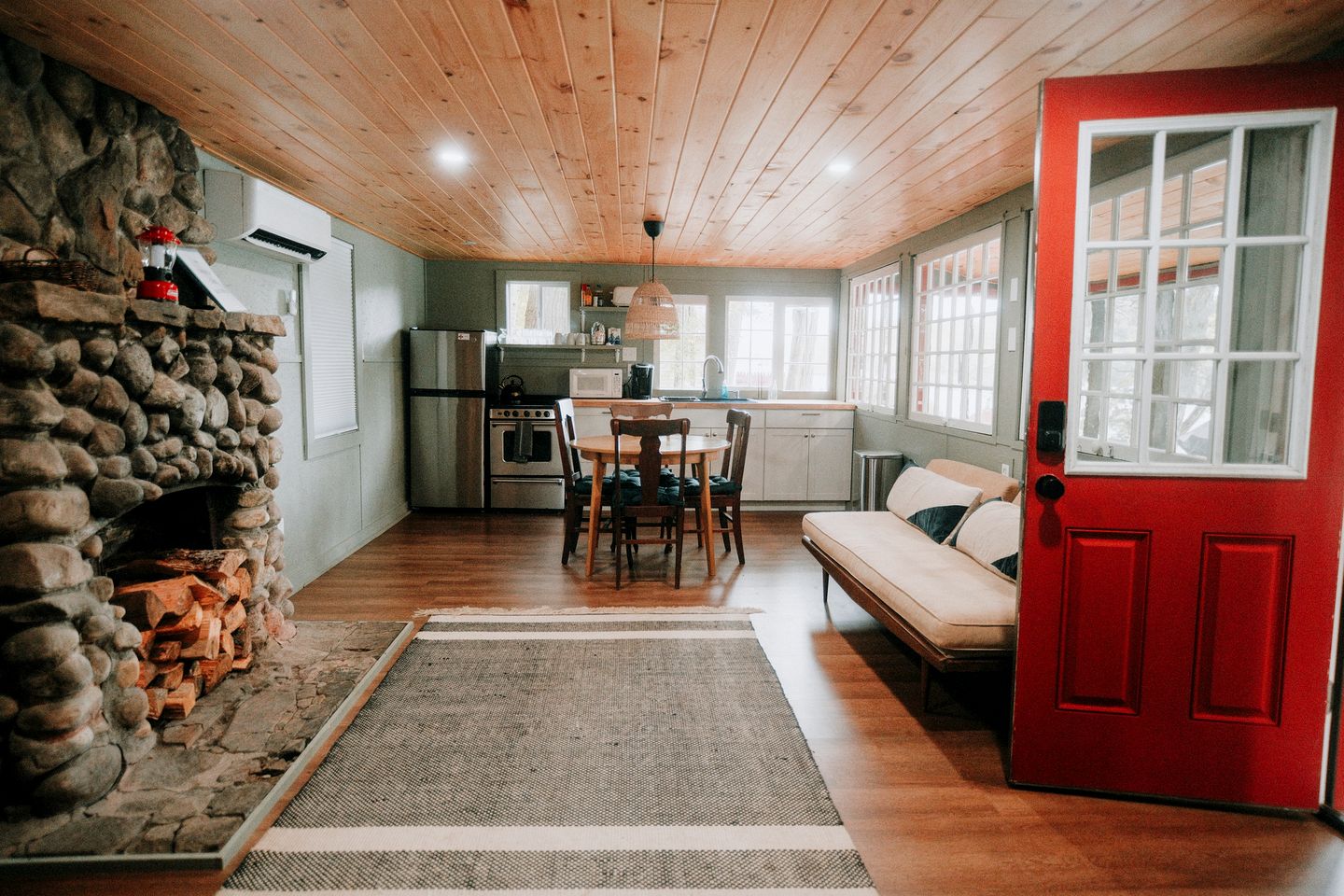 Rustic, Pet Friendly Cabin on the Hudson River, Perfect for a Glamping Weekend in the Adirondacks