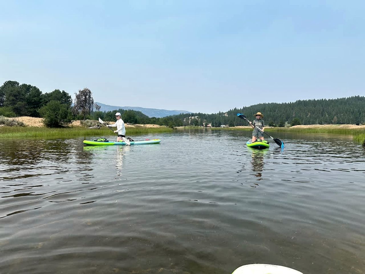 Pet-Friendly Riverfront Getaway with Outdoor Entertaining & Bonus Camper in Cascade, Idaho