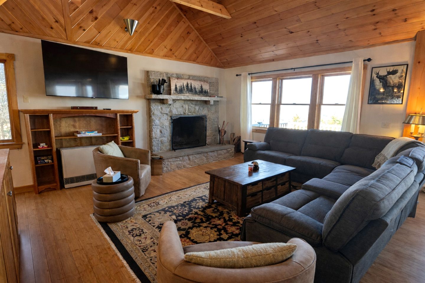 Spectacular Mountain Escape with Game Room, Deck & Scenic Views in Greenville, Maine