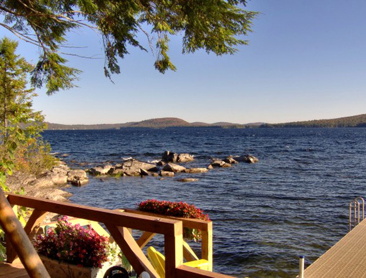 Charming Lakefront Cabin Rental with Games Room near Bangor, Maine