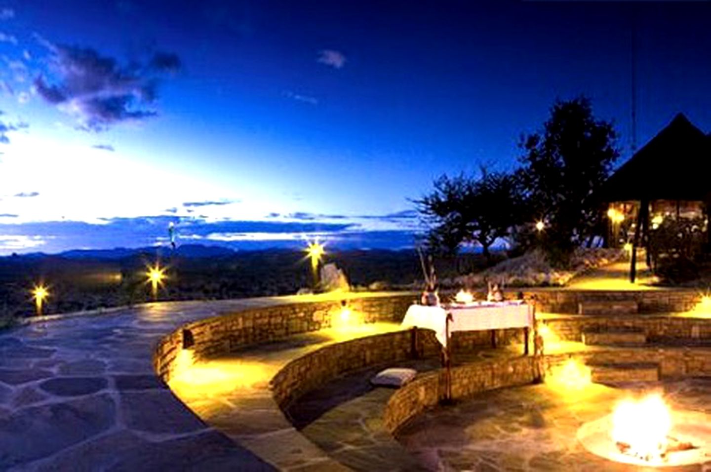 Wellness Retreat in Beautiful Thatch Cabanas, Namibia