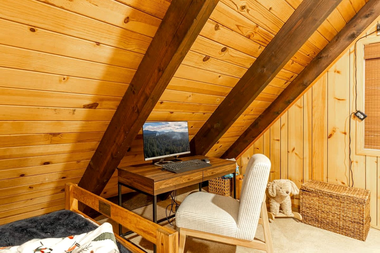 Cozy A-Frame Cabin with Loft Movie Nights | Pet-Friendly Retreat Near Beaches & Trails, Tahoma, CA
