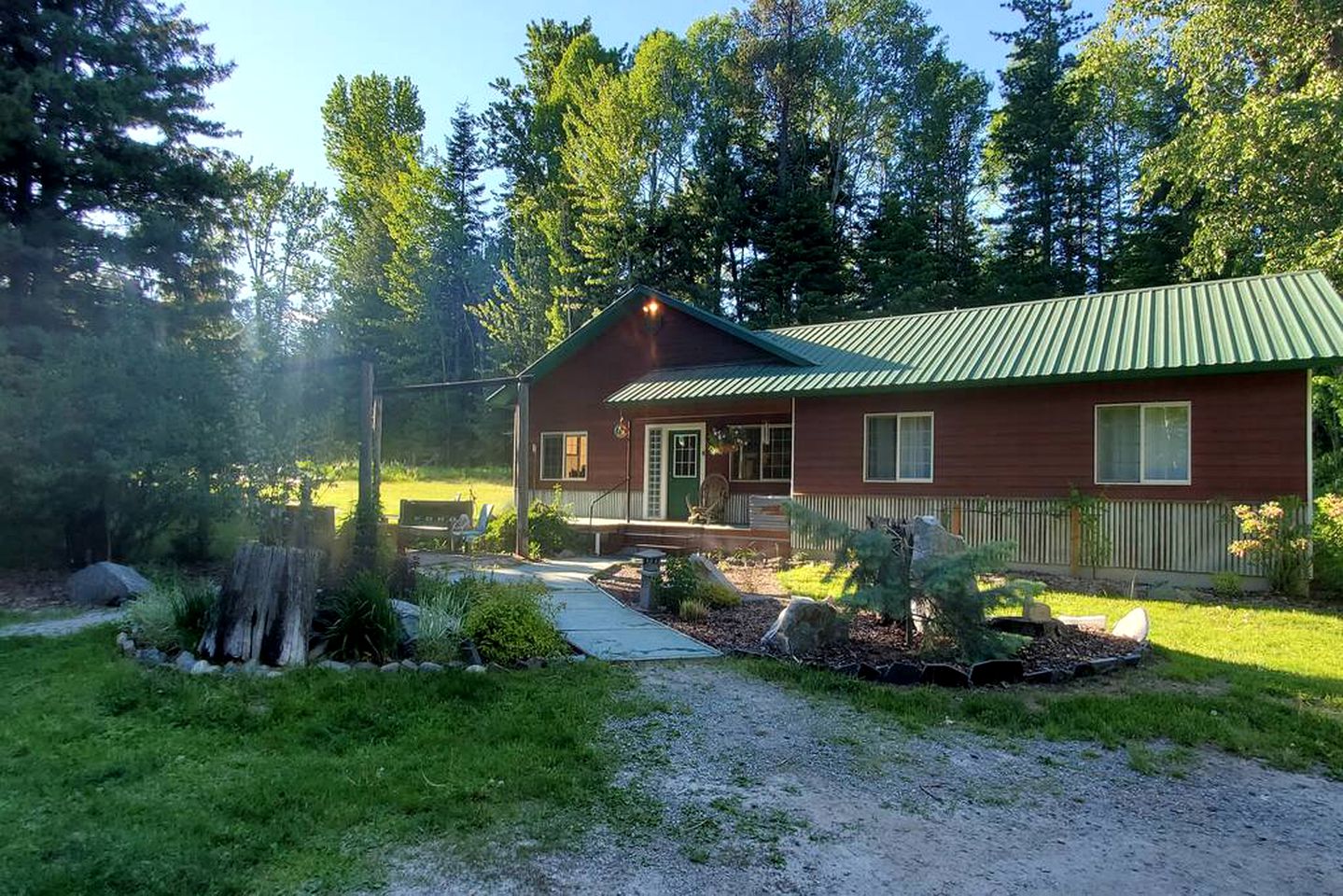 Western home in Sandpoint's pastoral Selle Valley, Cabins, Sandpoint