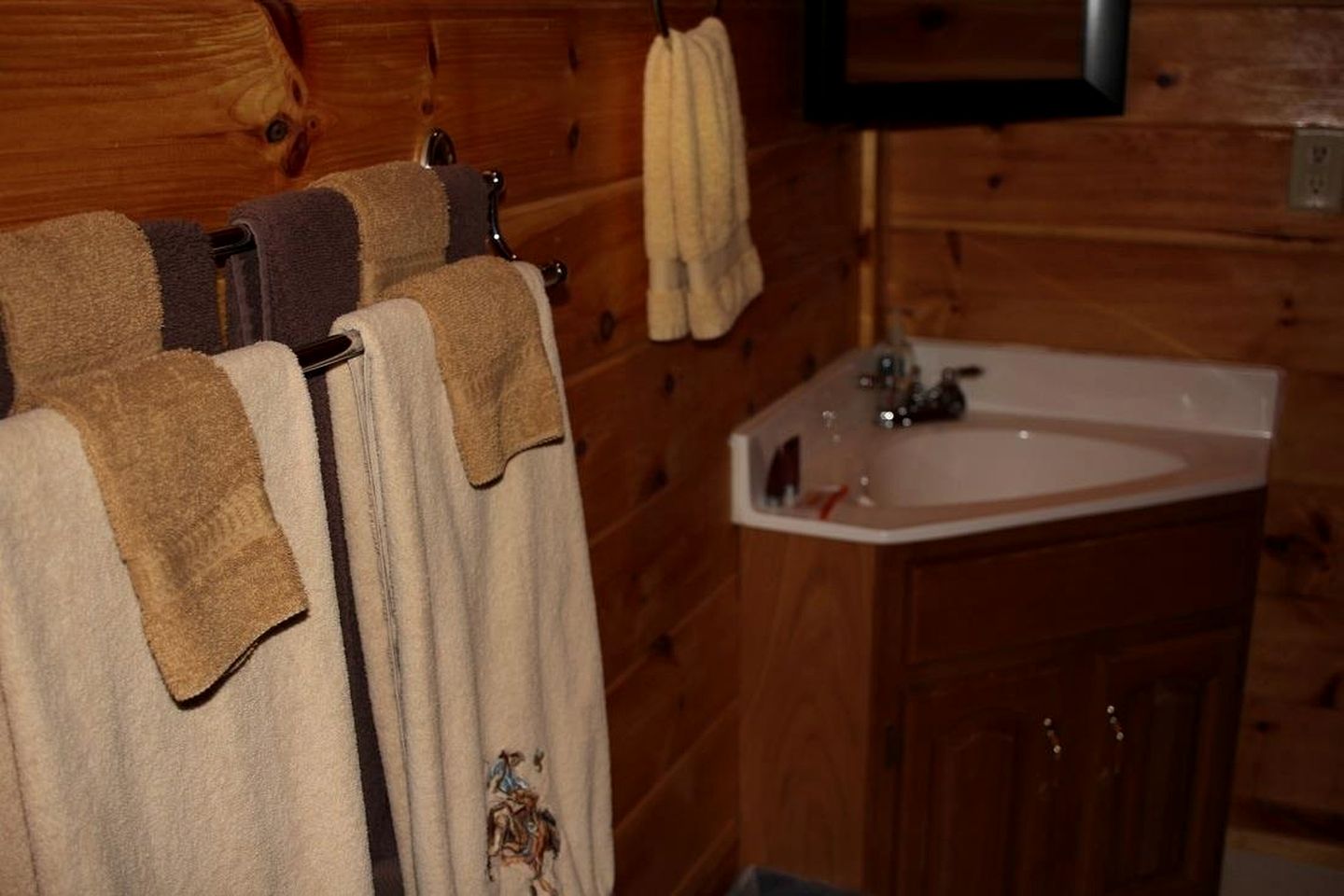 Thematic Western Suite Rental with Back Deck Access in West Virginia