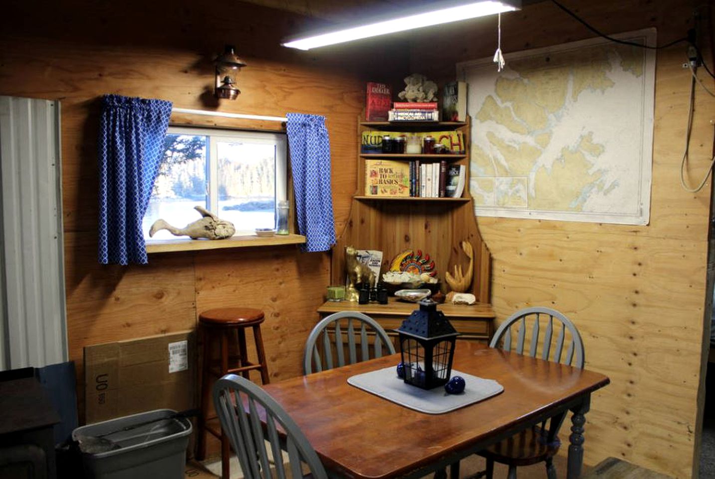 Coastal Camping Cabin with Wood-Burning Stove on Whale Island, Alaska