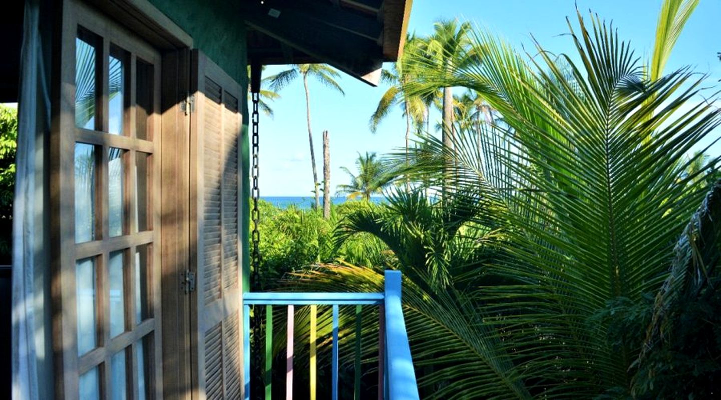Oceanview Room Rental with Private Balcony in Bahia Province, Brazil