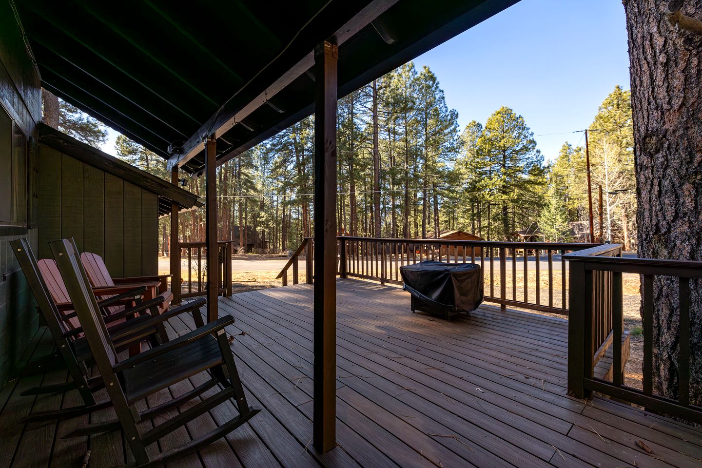 Fully Equipped Cabin with Fireplace and Grill for a Cozy Weekend in Flagstaff, Arizona