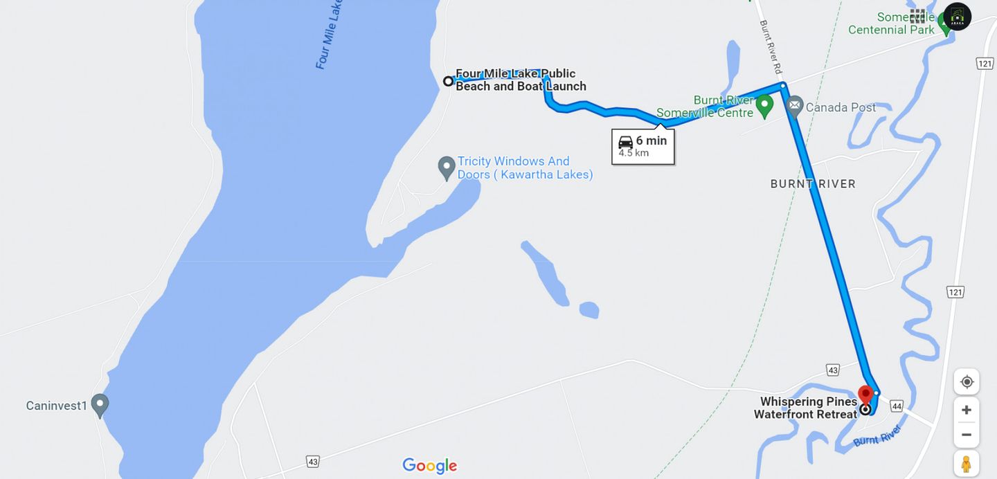 Scenic Burnt River Cottage with River Views and Outdoor Gazebo, Near Fenelon Falls and Bobcaygeon, Ontario