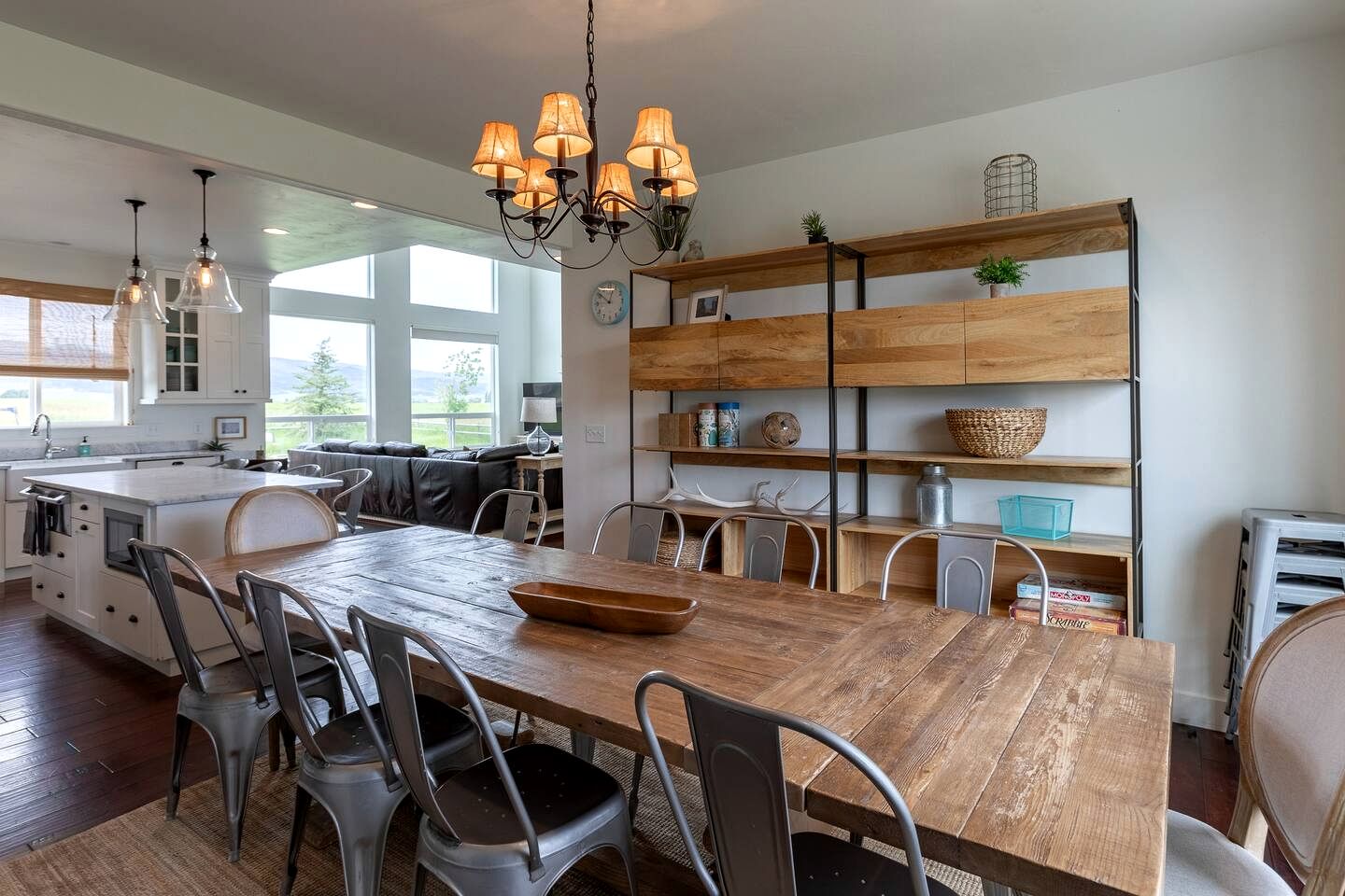 Spacious Farmhouse Retreat with Teton Views and Outdoor Games Near National Parks in Tetonia, Idaho