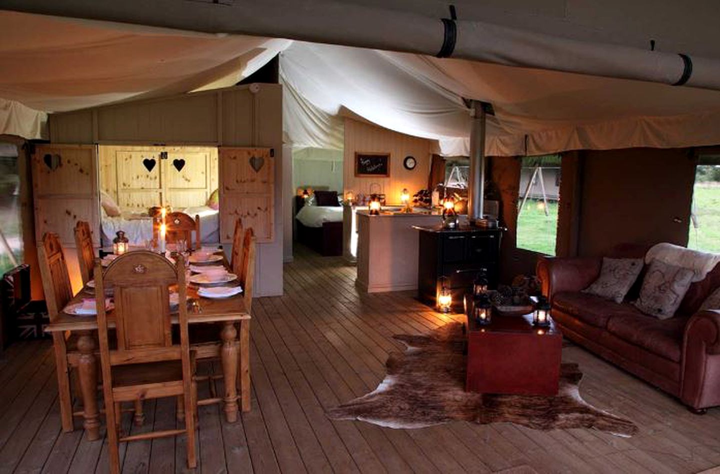 Luxury Glamping Tent on the Scenic English Coast near Burnham Market, Norfolk