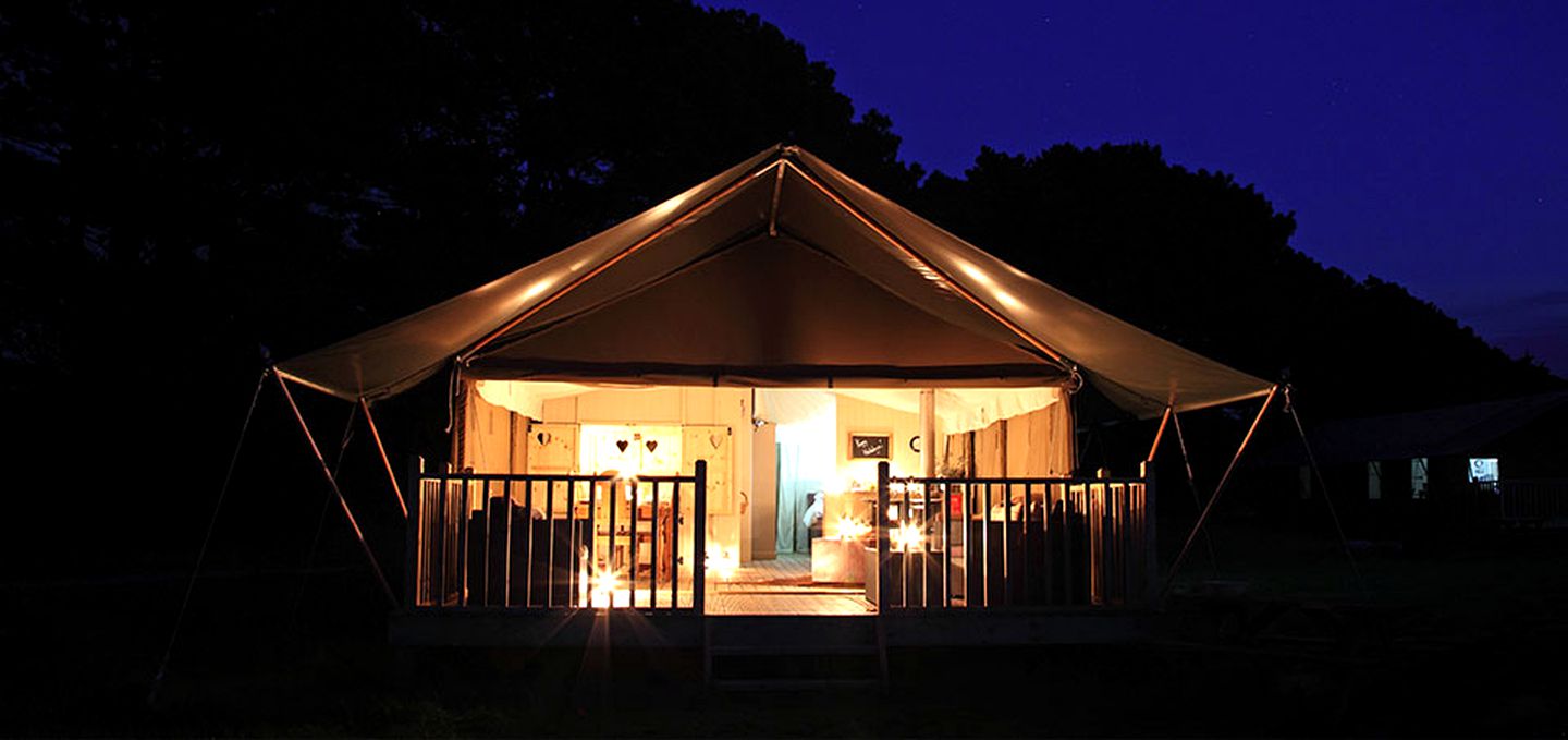 Luxury Glamping Tent on the Scenic English Coast near Burnham Market, Norfolk