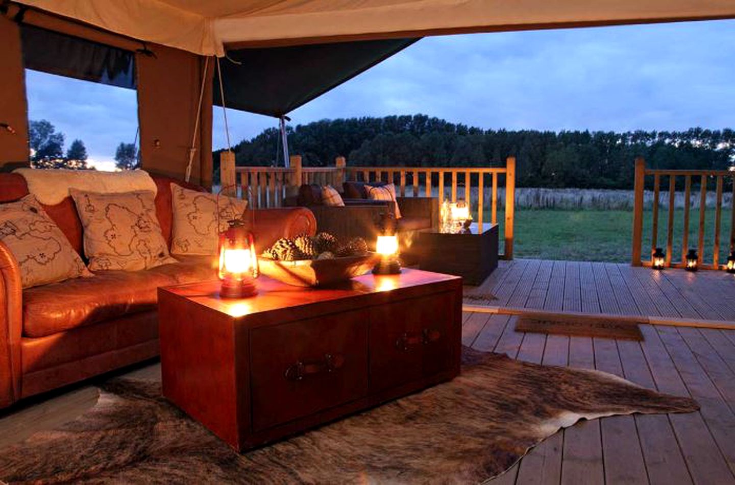 Safari Tent Rental for a Glamping Experience near Scolt Head Nature Preserve, England