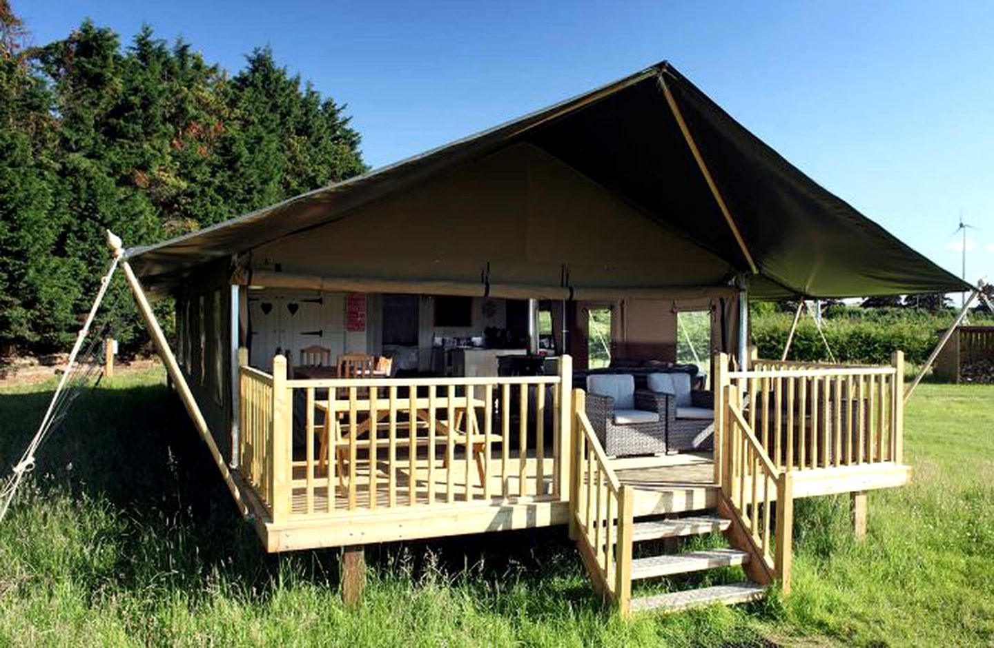 Safari Tent Rental for a Glamping Experience near Scolt Head Nature Preserve, England