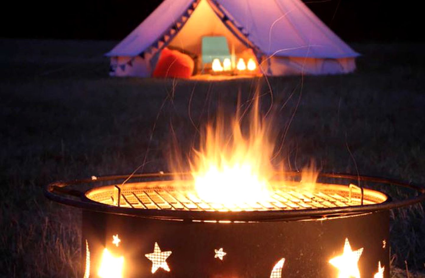 Beautiful Bell Tents for a Luxury Camping Getaway near Holkham Hall, England