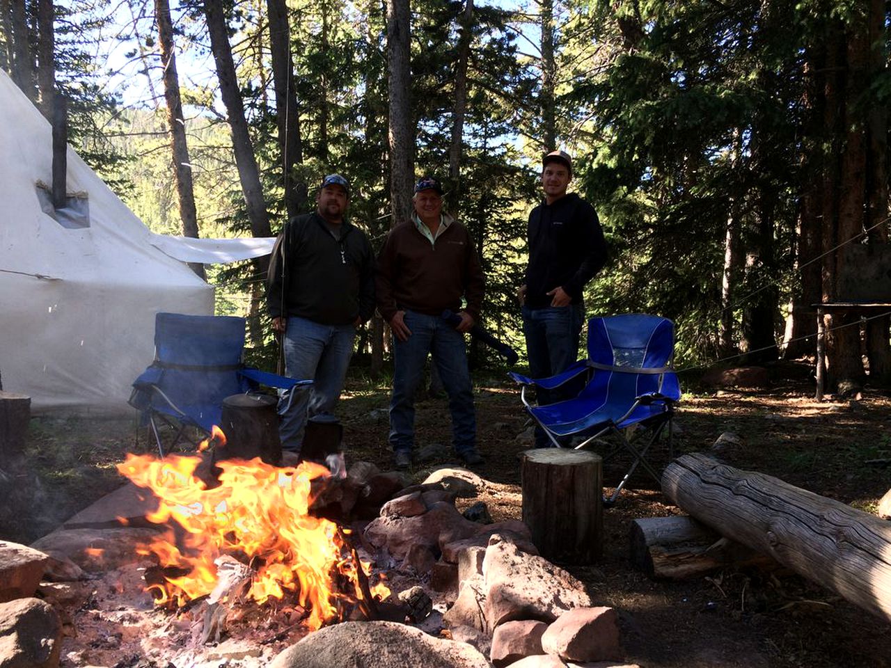 Wonderful Tents on a Pet-Friendly Campground in Afton, Wyoming