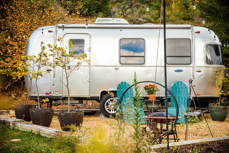 Beautiful Airstream Glamping Site for Romantic Weekends Away in North Carolina