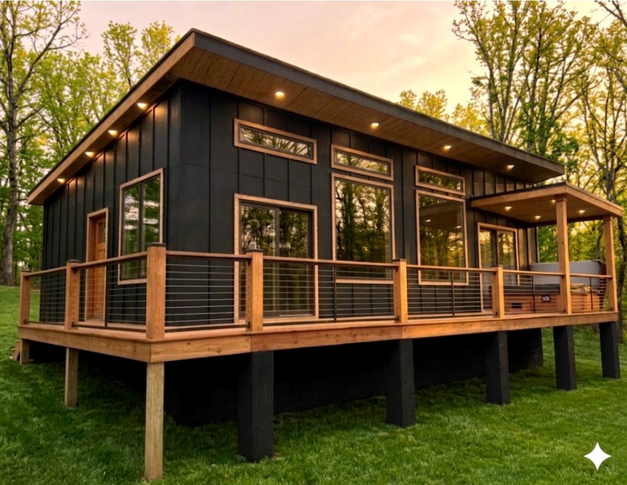 Peaceful Wooded Getaway with Hot Tub, Fire Pit & Scenic Views in Pittsburg, Missouri