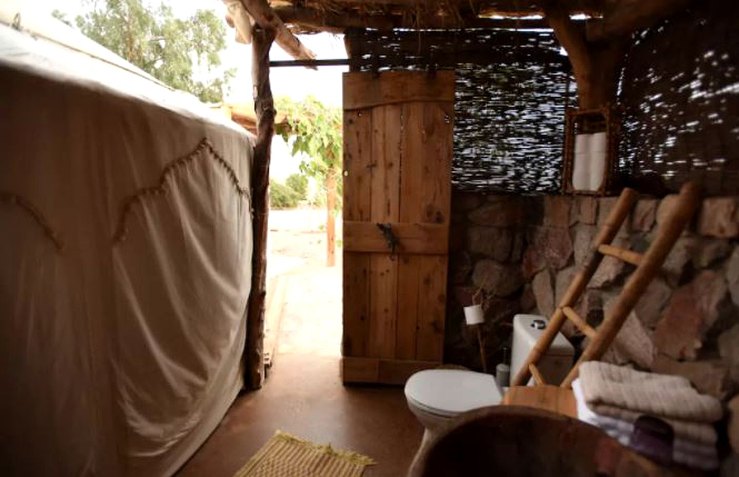 Deluxe Yurt Rental at an Ecological Lodge on the Red Sea in Eilat, Israel