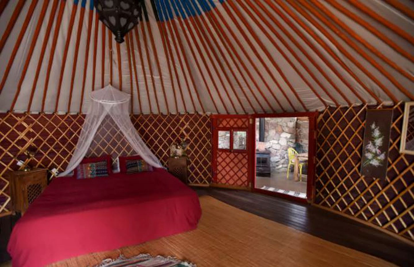 Deluxe Yurt Rental at an Ecological Lodge on the Red Sea in Eilat, Israel