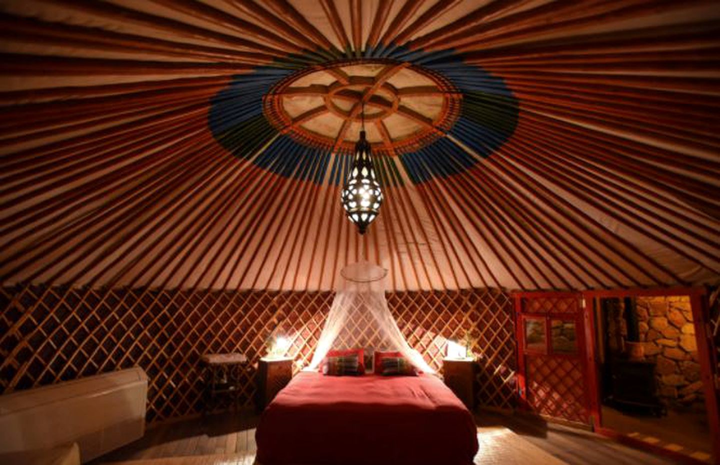 Deluxe Yurt Rental at an Ecological Lodge on the Red Sea in Eilat, Israel