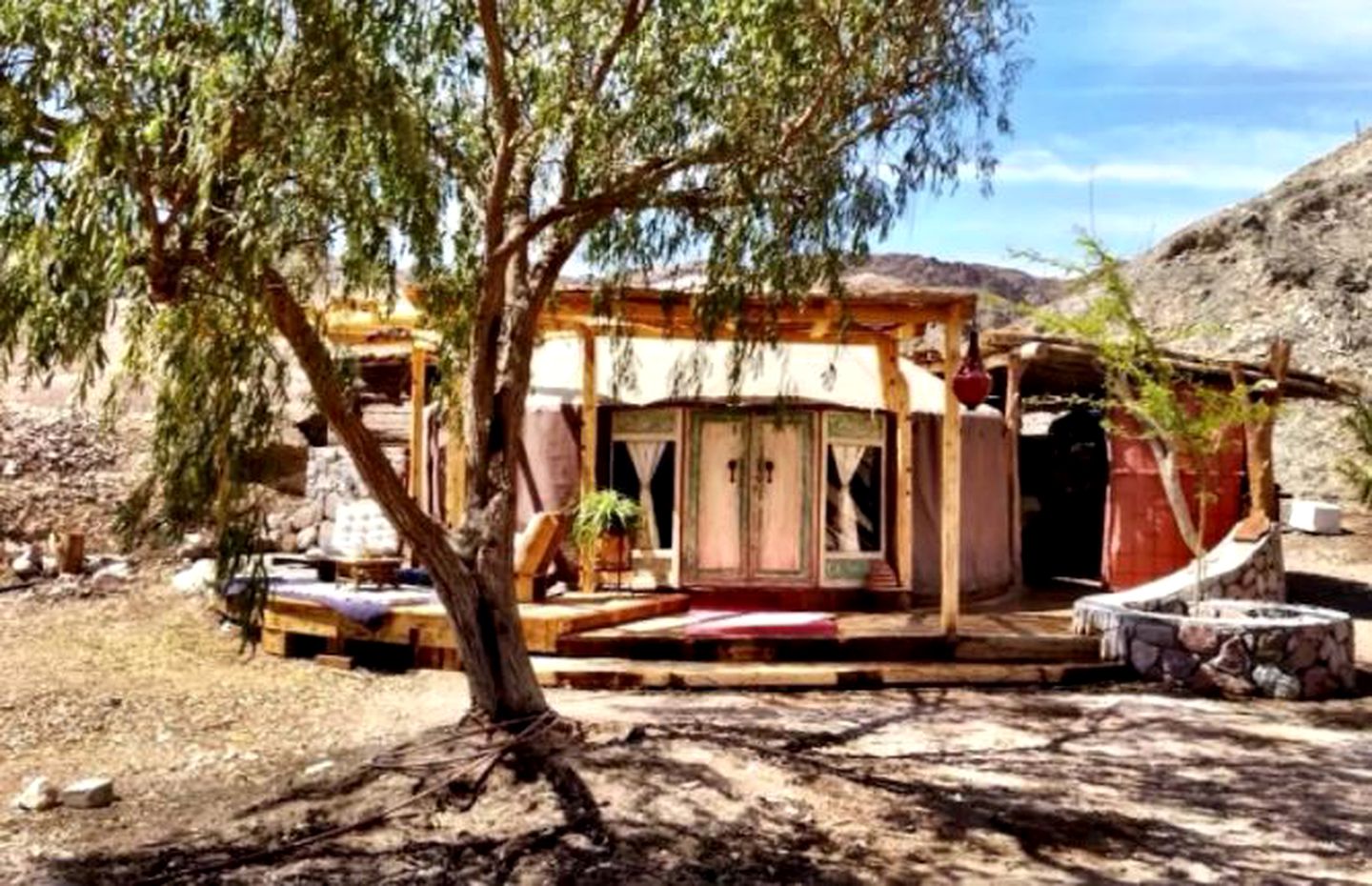 Deluxe Yurt Rental at an Ecological Lodge on the Red Sea in Eilat, Israel