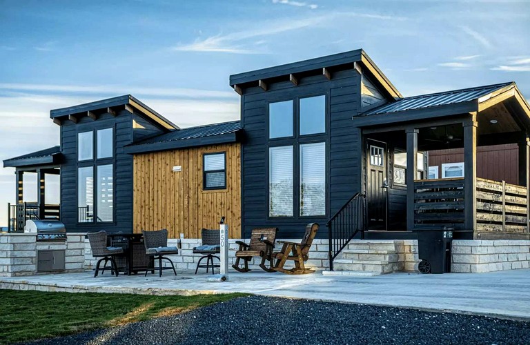 Boutique Tiny Home Getaway with Resort-Style Amenities Near Fredericksburg, TX