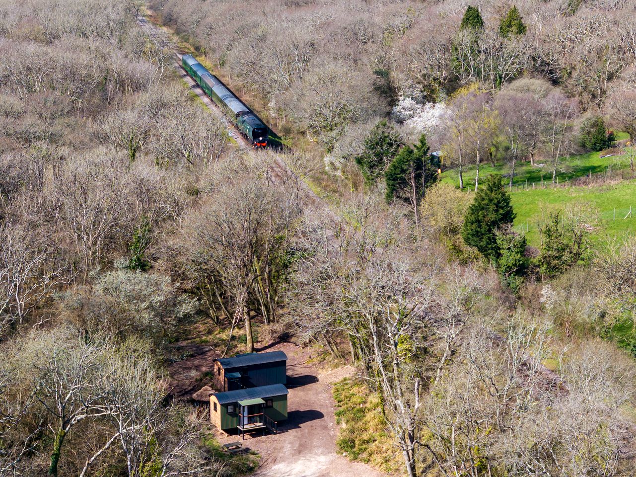 Peaceful Shepherd’s Hut Retreat with Woodland Views in England, United Kingdom