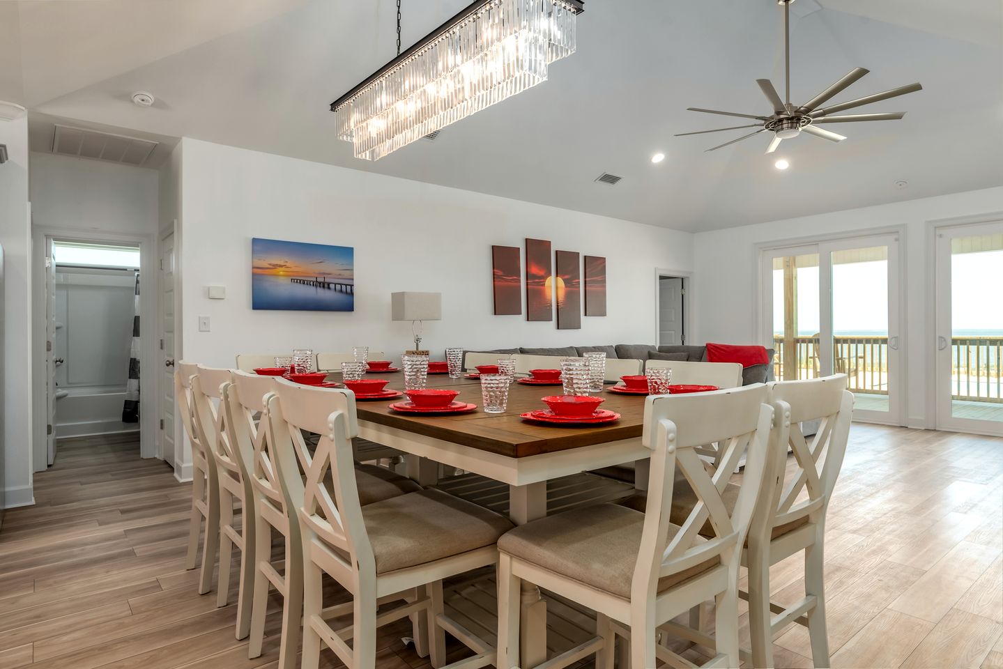 Awesome Oceanfront Beach House with Fantastic Sights in Dauphin Island, Alabama