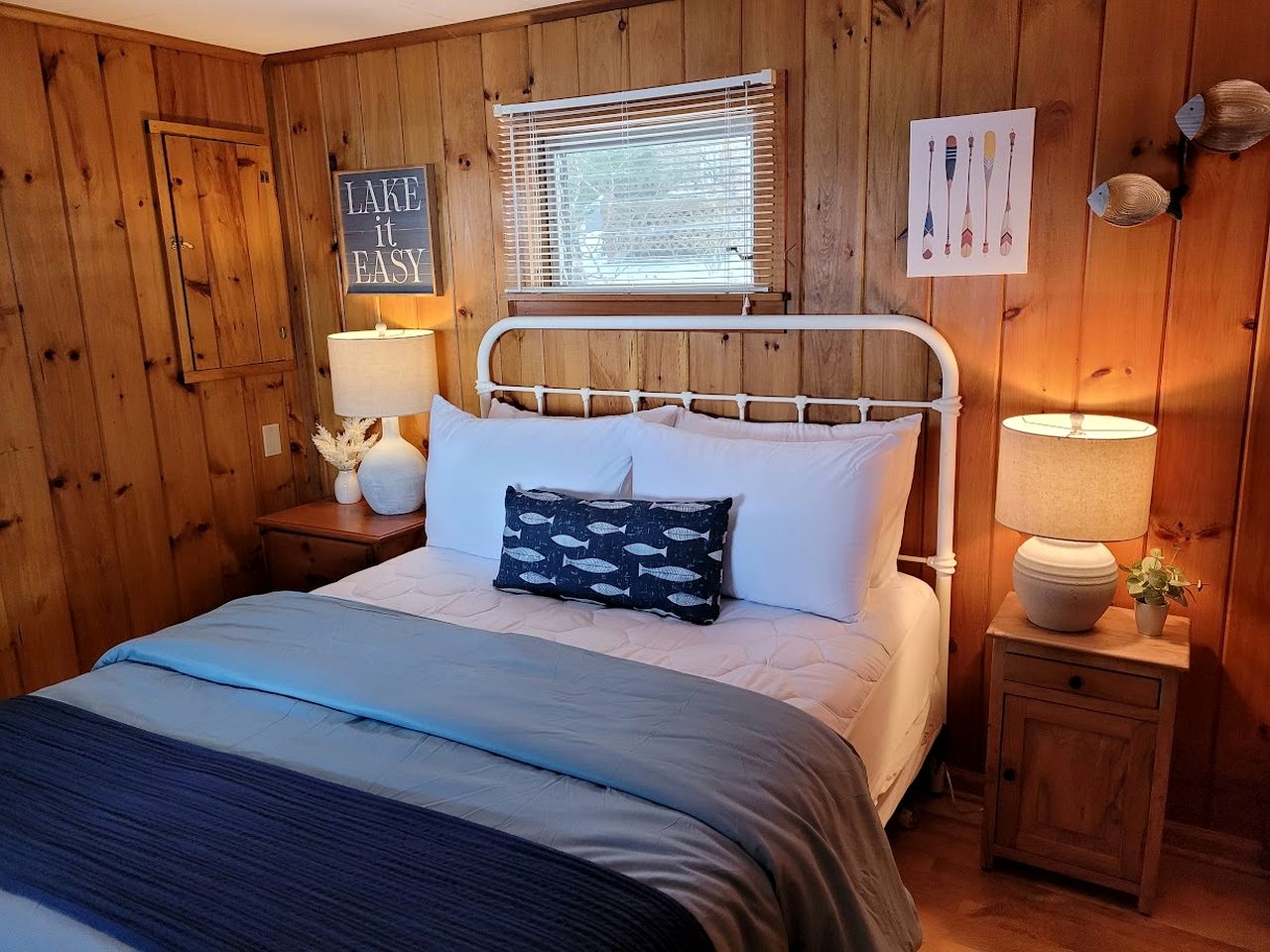 Scenic Lakeside Cabin with Exclusive Boat Dock Near Weirs Beach, Laconia, New Hampshire