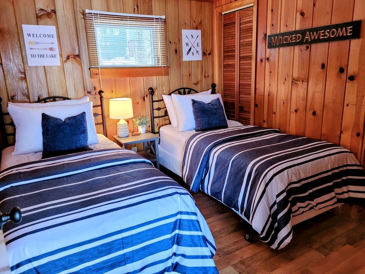 Scenic Lakeside Cabin with Exclusive Boat Dock Near Weirs Beach, Laconia, New Hampshire