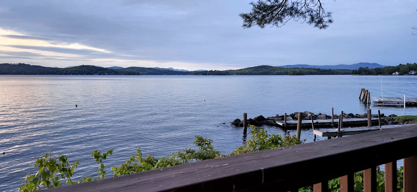 Scenic Lakeside Cabin with Exclusive Boat Dock Near Weirs Beach, Laconia, New Hampshire