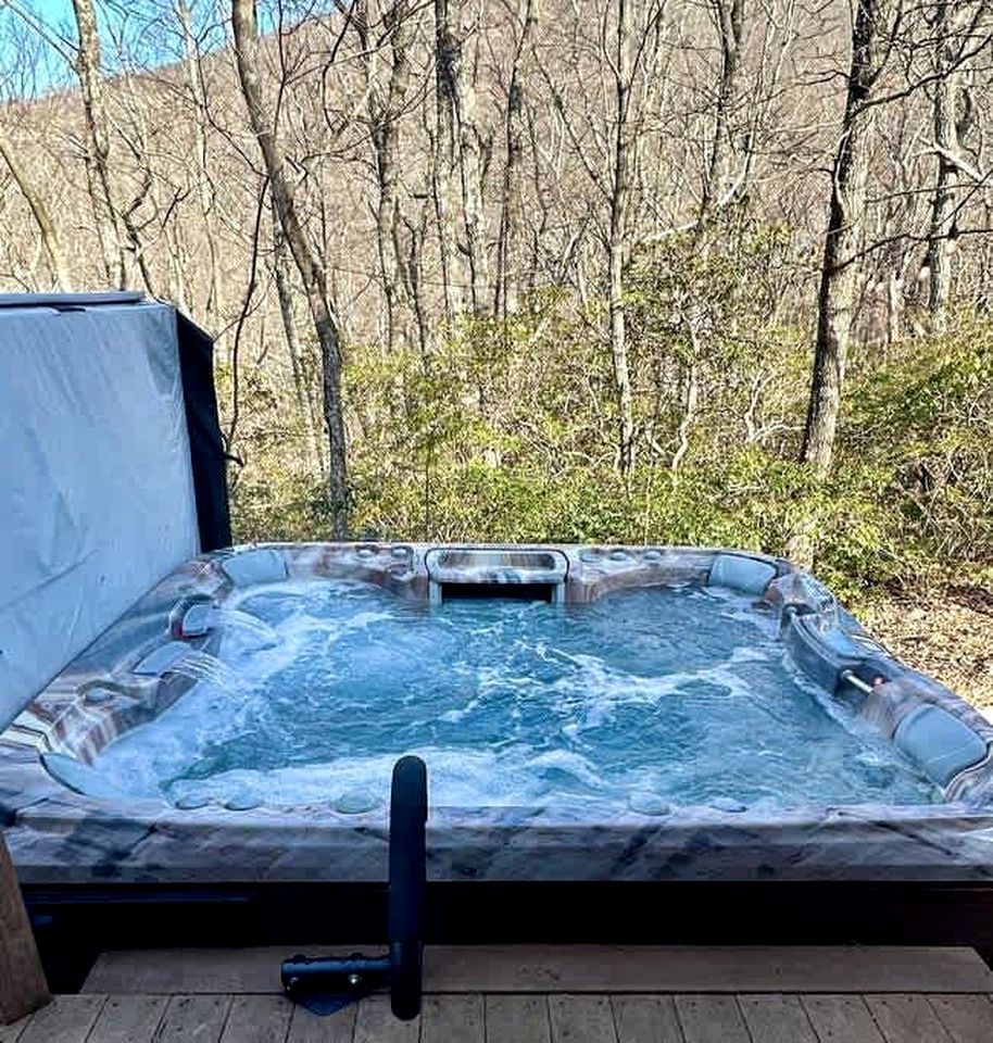 Wintergreen Getaways in this Charming Cabin Rental with Hot Tub and Fire Pit