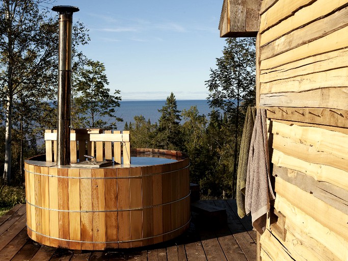 Lake Superior barn rental with hot tub! (Maple, Wisconsin, United States)