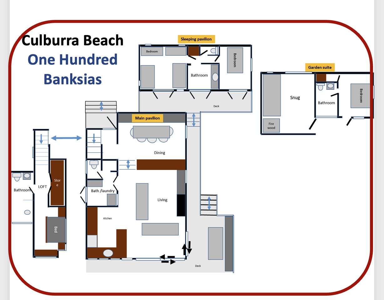 Wonderful Beach House with Fire Pit and Barbecue in Culburra Beach, New South Wales